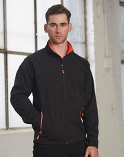 Men's Softshell Contrast Jacket