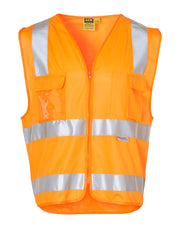 Hi-Vis Safety Vest with ID Pocket & R/F Tapes