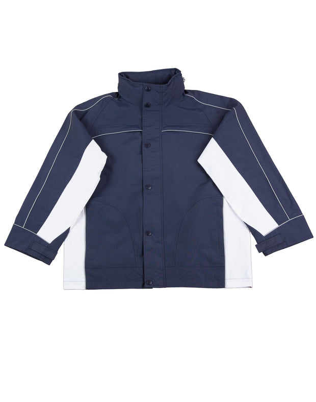 3 in 1 Jacket, silver relective piping