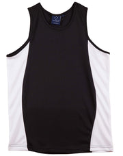 Men's cooldry contrast mesh singlet