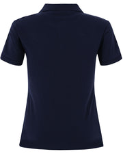 ladies cotton stretch polo