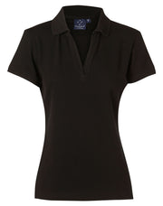 ladies S/S pique polo