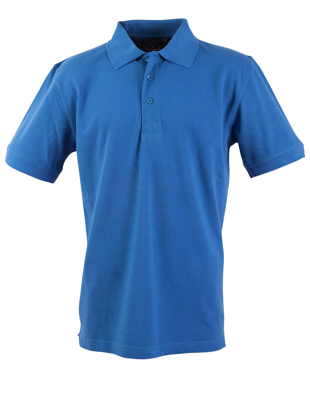 mens S/S pique polo