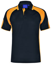 Men's Cooldry Contrast Polo With Sleeve Panel