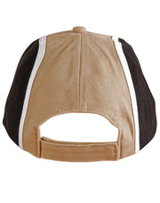 H/B/C tri-color baseball cap