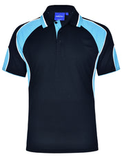 Men's Cooldry Contrast Polo With Sleeve Panel