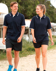 unisex cotton jersey polo