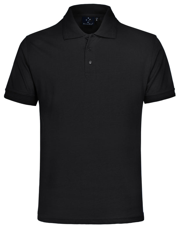 unisex cotton jersey polo