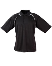 mens cooldry raglan S/S polo