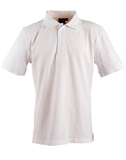 mens S/S pique polo