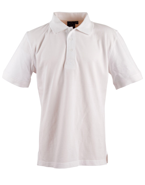 mens S/S pique polo