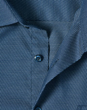 Men's Pin Dot Stretch L/S Shirt