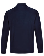 Adults' 240gsm Poly/Cotton Pique L/S Polo