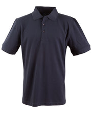 mens S/S pique polo