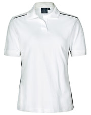 ladies' pure cotton contrast piping