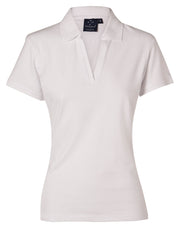 ladies S/S pique polo
