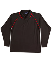 Men's cooldry raglan L/S polo