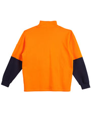 Hi-Vis Two Tone Cotton Fleecy Sweat