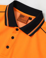Hi-Vis Sustainable Cool-Breeze Truedry Safety S/S Polo