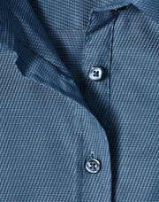 Ladies' Pin Dot Stretch 3/4 Sleeve Shirt