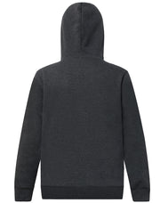 Adult's Close Front Contrast Fleecy Hoodie