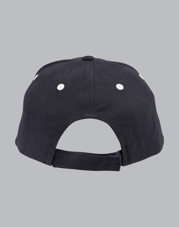 contrast peak structured cap.