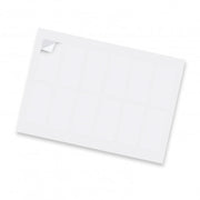 Sticker Sheet 40 x 80mm Rectangle - Matte