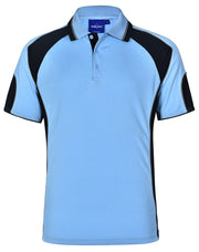 Men's Cooldry Contrast Polo With Sleeve Panel
