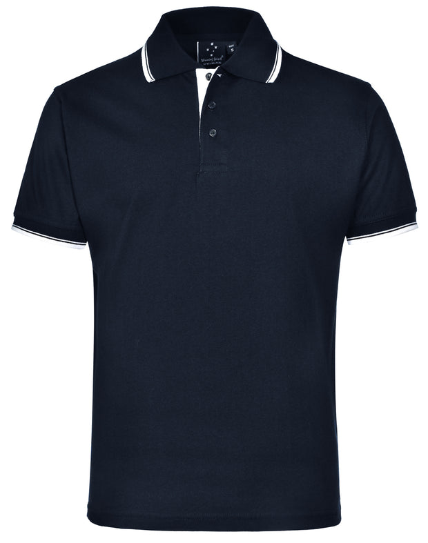 unisex cotton jersey polo