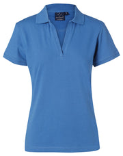 ladies S/S pique polo