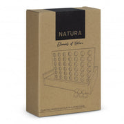 NATURA Quattro Wooden Four-in-a-Row Game