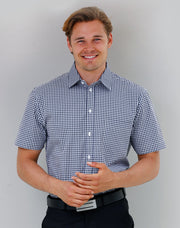 Men's Gingham Check S/S Shirt