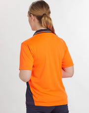 Unisex Hi-Vis Bamboo Charcoal S/S Polo
