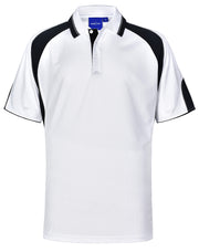 Men's Cooldry Contrast Polo With Sleeve Panel
