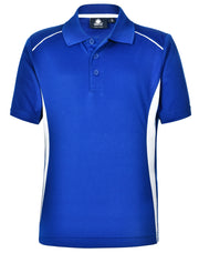 Kids' Cooldry S/S Contrast Interlock Polo