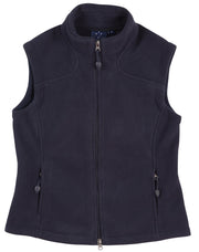 Ladies' bonded polar fleece vest