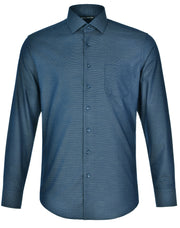 Men's Pin Dot Stretch L/S Shirt