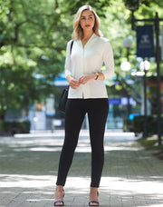 Ladies' Mid Sleeve Shawline Knit Top