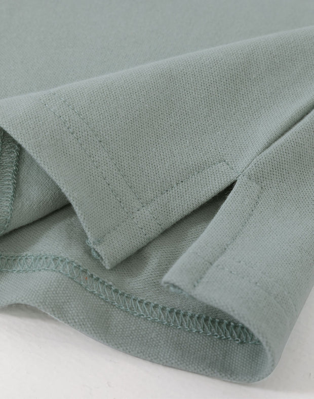 ladies cotton stretch polo