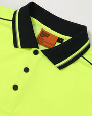 Hi-Vis Sustainable Cool-Breeze Truedry Safety S/S Polo