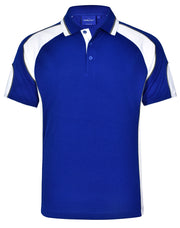 Men's Cooldry Contrast Polo With Sleeve Panel