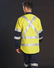 Biomotion Two Tone Safety Shirt With X Tape