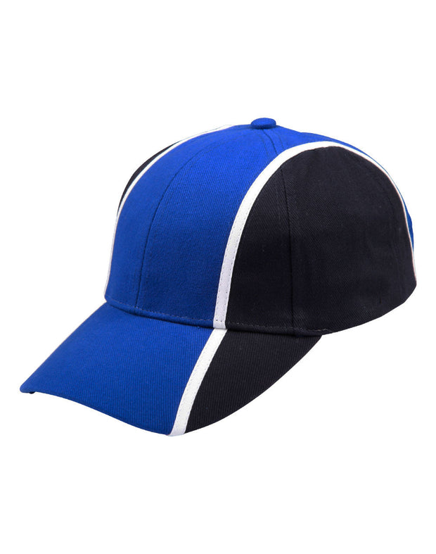 H/B/C tri-color baseball cap