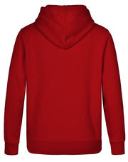 Adult's Close Front Contrast Fleecy Hoodie