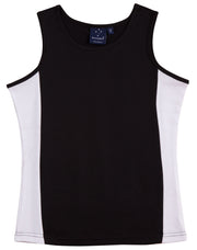 ladies truedry contrast singlet