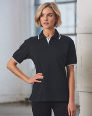 unisex cotton jersey polo