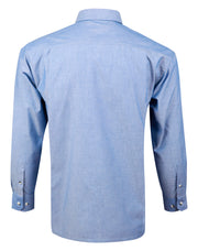 Mens w/f chambray shirt L/S