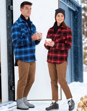 Adults' Quilted Flannel Shirt
