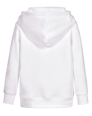 Kids' Close Front Contrast Fleecy Hoodie