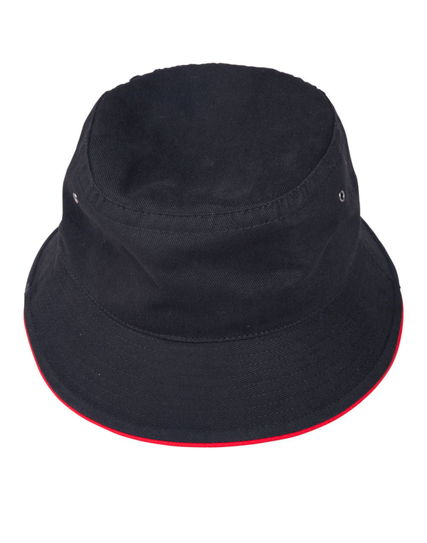 soft washed sandwich bucket hat